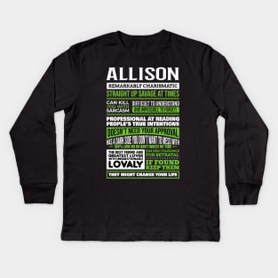 Allison Kids Long Sleeve T-Shirt